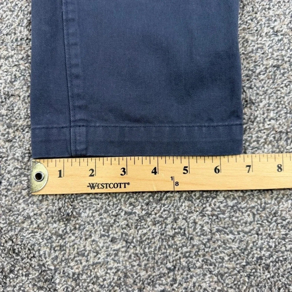 Taylor Stitch The Foundation Pant Mens 30x32 Slim Fit Navy Organic Cotton Chino